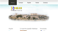 Desktop Screenshot of inmobiliariaroman.com