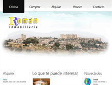 Tablet Screenshot of inmobiliariaroman.com